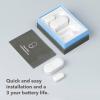 imageecobee Smart Sensor for Doors ampamp Windows 2 Pack  Wifi Contact Sensor for Home Security Energy Savings  Compatible with Smart Thermostats  Temperature sensor white