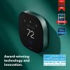 imageecobee Smart Thermostat Premium with Smart Sensor and Air Quality Monitor  Programmable Wifi Thermostat  Works with Siri Alexa Google AssistantThermostat