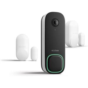 imageecobee Security Bundle Pack Smart Doorbell Camera Wired  SmartSensor for Doors and Windows 2PackSecurity Bundle Pack Smart Doorbell Camera  SmartSensor for Doors and Windows