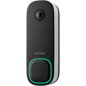 imageecobee Smart Video Doorbell Camera Wired  with Industry Leading HD Camera Smart Security Night Vision Person and Package Sensors 2Way Talk and Video ampamp Snapshot RecordingSmart Doorbell Video Camera