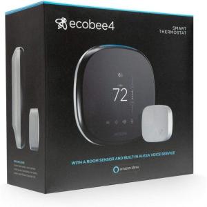 imageecobee4 Smart Thermostat with Builtin Alexa Room Sensor Included