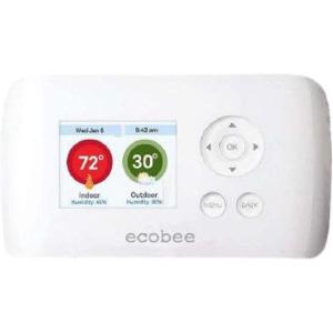 imageecobee Smart Si Thermostat 2 Heat2 Cool with Full Color NONTouch Screen