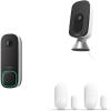 imageecobee Home Security Bundle with 1Year Smart Security Advanced Subscription Smart Home Security System Doorbell Camera Smart Camera SmartSensorHome Security Bundle with 1 Year Advanced Subscription