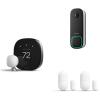 imageecobee Total Security Bundle with 1Year Smart Security Advanced Subscription Smart Home Security System Smart Thermostat Premium Doorbell Camera SmartSensorTotal Security Bundle with 1 Year Advanced Subscription
