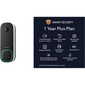 imageecobee Wired Smart Doorbell Camera with 1Year Smart Security Plus Subscription  HD Video Night Vision Motion Alerts TwoWay Audio Smart Home Security SystemDoorbell with 1 Year Security Plan