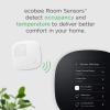 imageEcobee EBSTATE3LTVP01 Thermostat with 2 Room SmartThermostat amp Room Sensors Black